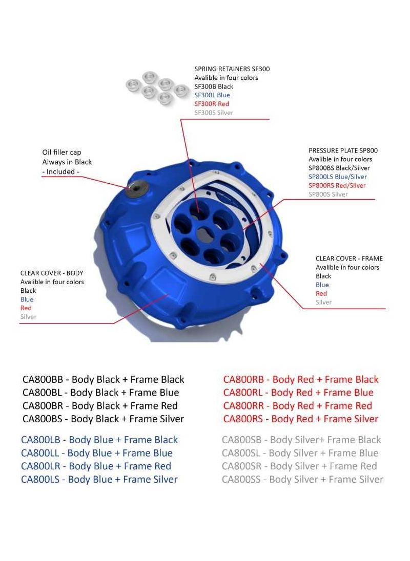 Transparant koppelingsdeksel Clear Clutch BMW S 1000 RR (2012-2014)