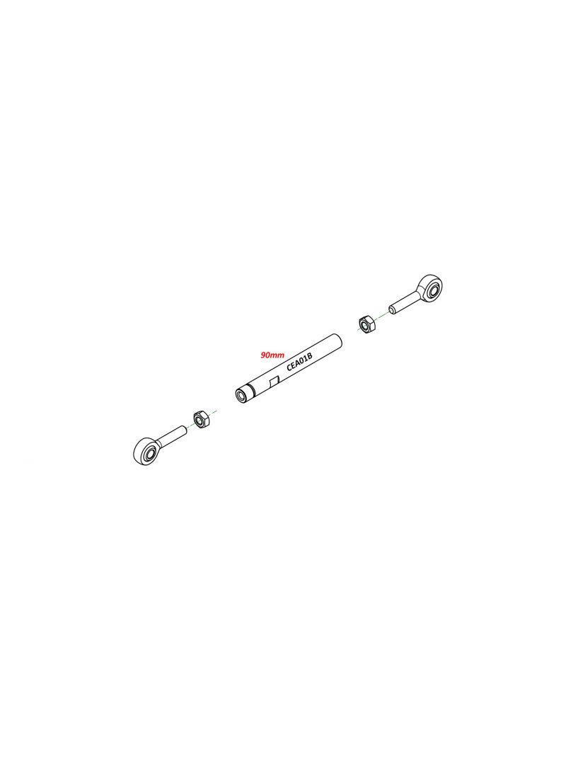 Gear Shift Link Rod 90mm - Universal