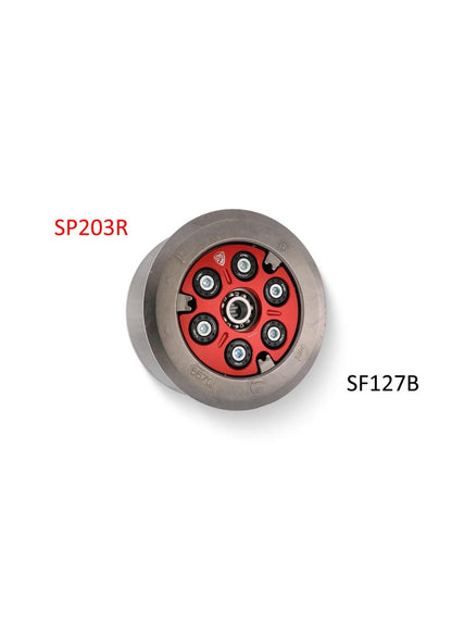 Clutch spring retainer kit for wet clutch Ducati