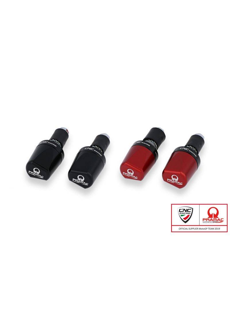 Handlebar end weights 'Look' - Pramac Limited Edition