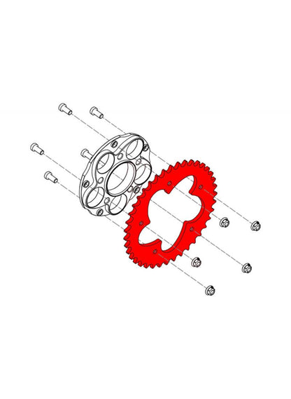 Sprocket Z43 P520 5 holes Ducati