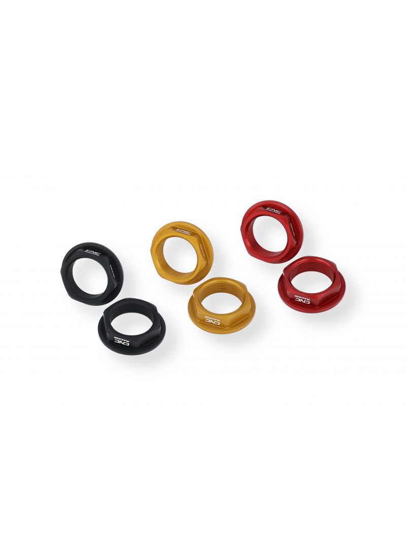 Rear axle nut set - black red gold silver Ducati Panigale V2S FB63 (2026)