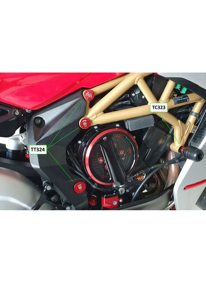 CNC Racing frame cap set MV Agusta F3