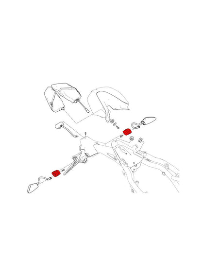 Turn Indicator M8 and M10 Adapters for License Plate Support Ducati