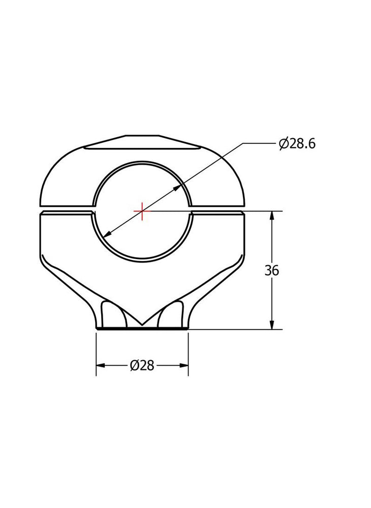 
                  
                    CNC Racing universele riserset hoogte 36mm
                  
                