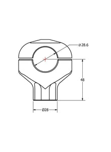 CNC Racing universele riserset hoogte 48mm Honda V3R (2026+)