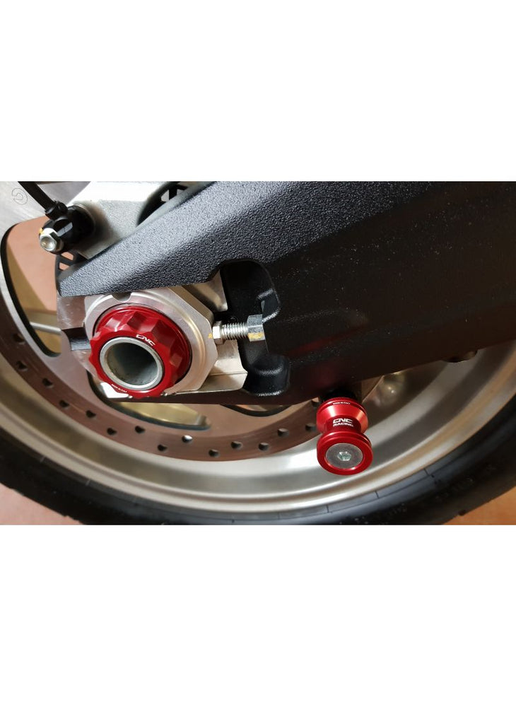 
                  
                    Rear axle nut set - black red gold silver
                  
                