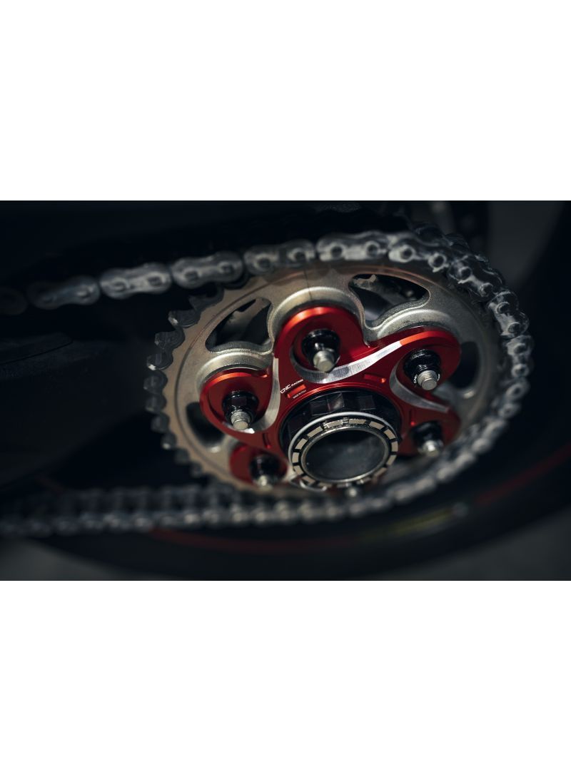 Rear wheel nut Ducati RH bicolor