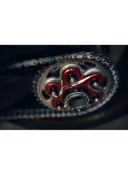 Rear wheel nut Ducati RH bicolor