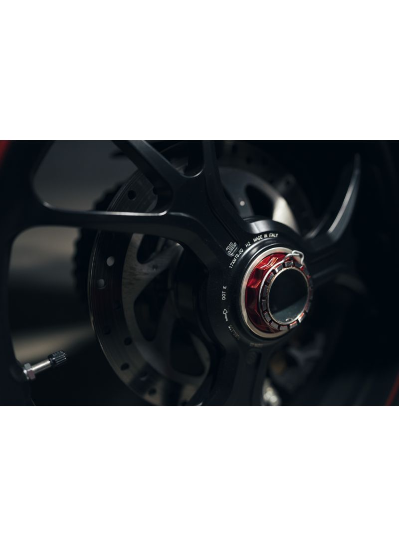 Rear wheel nut Ducati RH bicolor