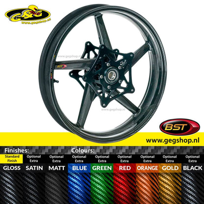 BST Torque TEK 5.5x18'' carbon achtervelg voor Harley Davidson FLTR Road Glide (2009)