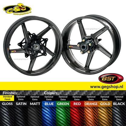 BST kolfrontfälg Black Diamond 3,5 x 17 "Suzuki GSXR1000 2005 - 2008