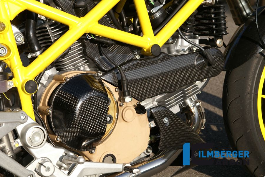 Distributieriemcover 1100 DI horiz. carbon Monster 1100(S) Ducati Monster 1100 S (2009-2015)