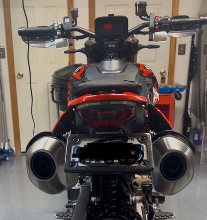 Shift-Tech titanium decat bochtensysteem (inc. OEM hitteschild montagepunten) Ducati Hypermotard 698 Mono (2024+)