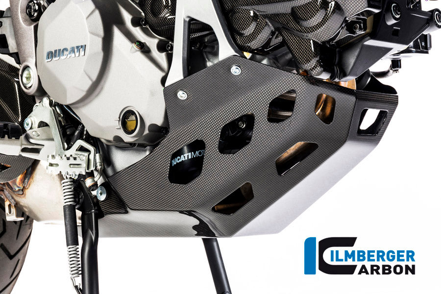 Motorblok beschermer (bellypan) glanzend carbon Ducati Multistrada Enduro 1200 (2016-2018)