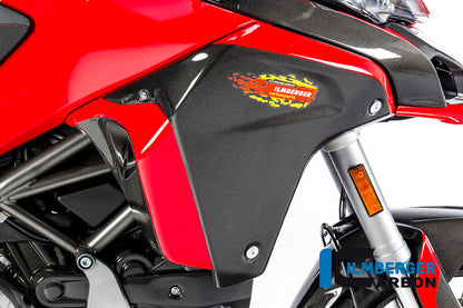 Zijkuip paneel rechts glanzend carbon Ducati Multistrada 950 (2017-2018)