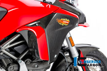 Zijkuip paneel rechts glanzend carbon Ducati Multistrada 950 (2019-2021)