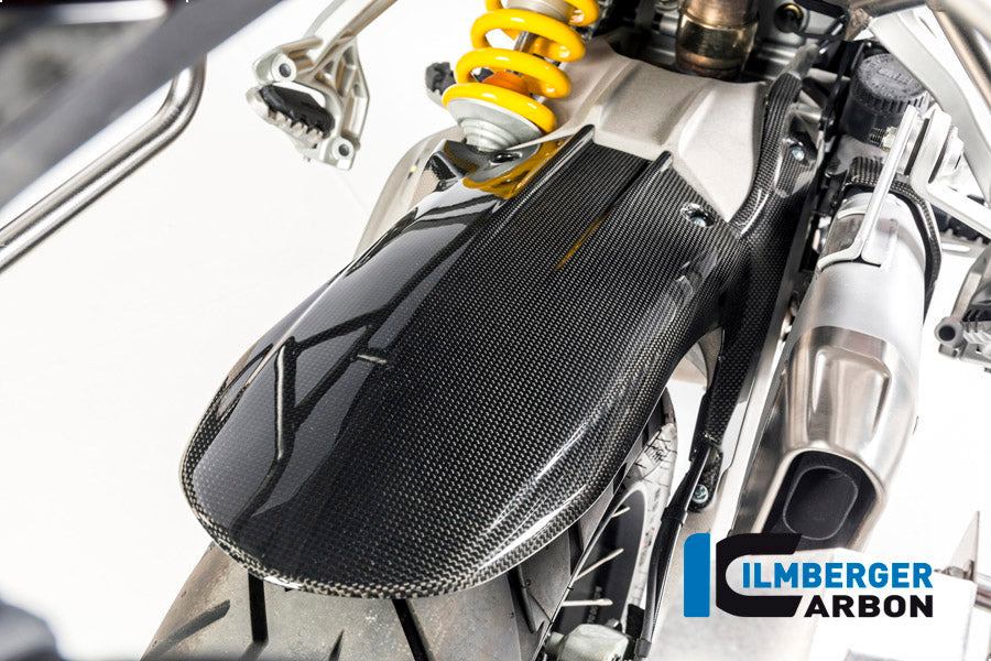 Achterspatbord (hugger) incl. kettingbeschermer glanzend carbon Ducati Multistrada 950 (2017-2018)