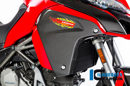 Zijkuip paneel rechts glanzend carbon Ducati Multistrada 950 (2019-2021)