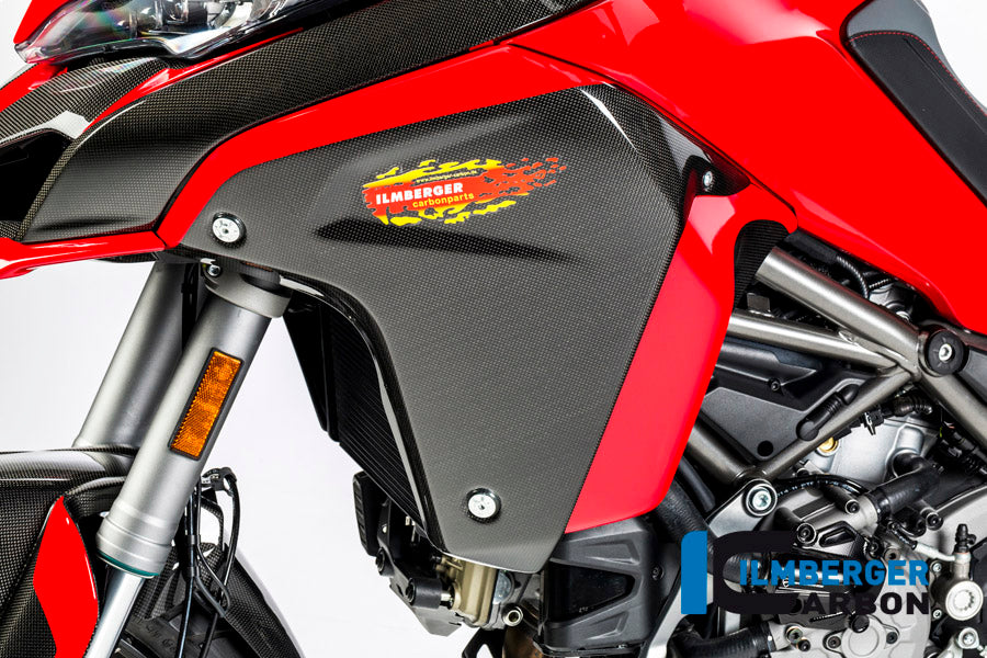 Zijkuip paneel links glanzend carbon Ducati Multistrada Enduro 1200 (2016-2018)