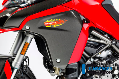 Zijkuip paneel links glanzend carbon Ducati Multistrada Enduro 1200 (2016-2018)