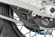 Kettingbeschermer onder achterbrug (Shark Fin)  glanzend carbon Ducati Multistrada 950 (2017-2018)