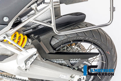 Achterspatbord (hugger) incl. kettingbeschermer glanzend carbon Ducati Multistrada V2 (2022-2024)