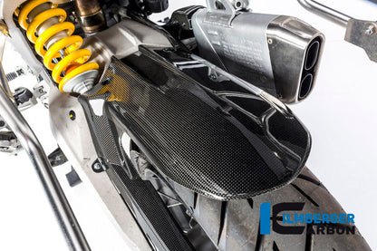 Achterspatbord (hugger) incl. kettingbeschermer glanzend carbon Ducati Multistrada Enduro Pro 1260 (2019)