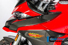 Tank en Luchtinlaat cover links glanzend carbon Ducati Multistrada V2 (2022-2024)