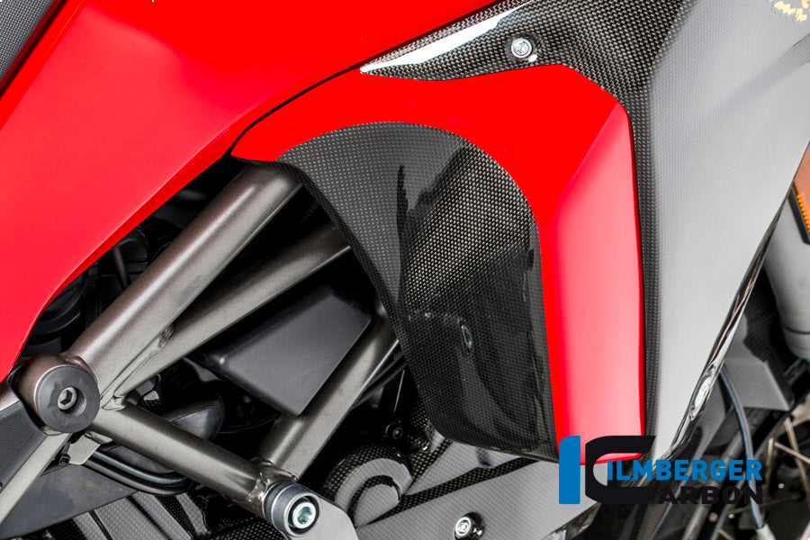 Zijkuip paneel Binnenste panel rechts glanzend carbon Ducati Multistrada Enduro 1200 (2016-2018)