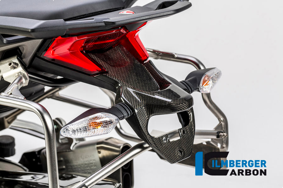 Kentekenplaathouder cover glanzend carbon Ducati Multistrada Enduro 1200 (2016-2018)