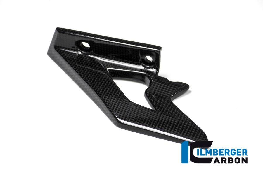 Kettingbeschermer onder achterbrug (Shark Fin)  glanzend carbon Ducati Multistrada V2S (2022-2024)