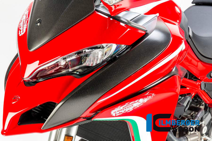 Tank en Luchtinlaat cover links mat carbon Ducati Multistrada 950 (2019-2021)