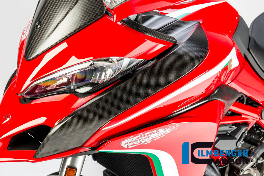Tank en Luchtinlaat cover links mat carbon Ducati Multistrada V2S (2022-2024)
