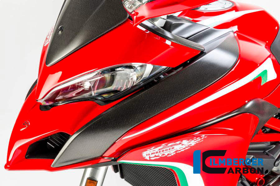 Tank en Luchtinlaat cover links mat carbon Ducati Multistrada 950 (2017-2018)