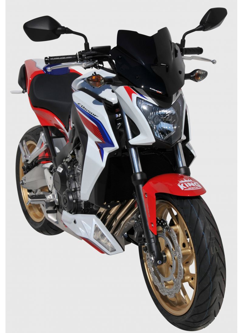 Ermax Sport flyscreen windshield 28cm CB650F 2014 2015 2016 (incl. installation kit)