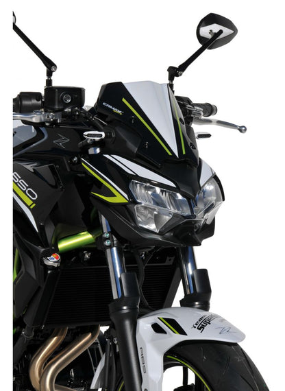 Ermax Colour wind screen Kawasaki Z650 2020+ Unpainted (Black) - Outlet