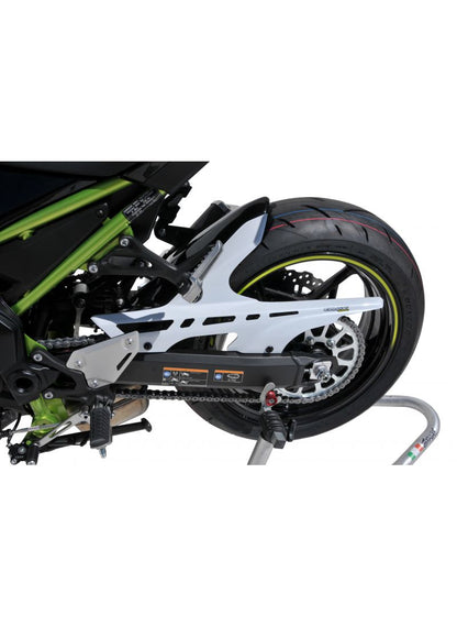 Ermax achterspatbord (hugger) Kawasaki Z900 2020-2024 Candy Lime Green 3 (51P) & Metallic Spark Black - Outlet