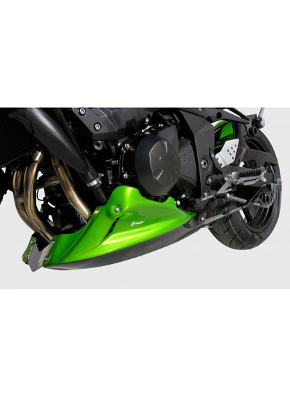 Ermax bellypan (motorspoiler) 3-part Kawasaki Z750 2007-2013 Pearl Stardust White (25Y) & Metallic Spark Black - Outlet