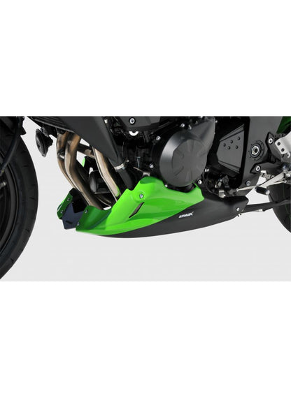 Ermax bellypan (motorspoiler) 3-part Kawasaki Z750 2007-2013 Pearl Stardust White (25Y) & Metallic Spark Black - Outlet