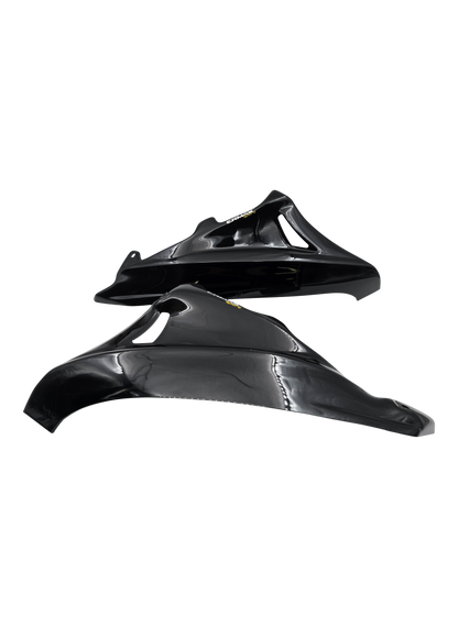 Ermax bellypan (engine spoiler) 3-part Kawasaki Z750R 2011-2012