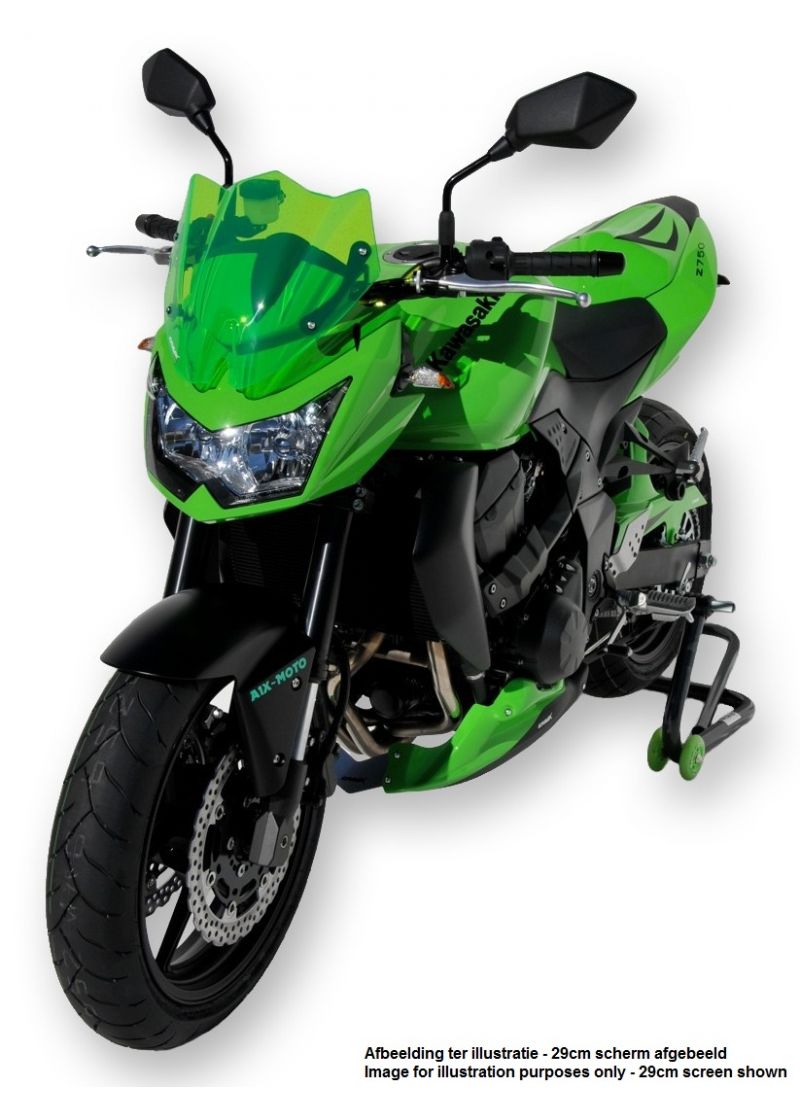 Ermax Double Bubble flyscreen windshield 39cm Z750 2007-2013 - Z1000-style (incl. installation kit)