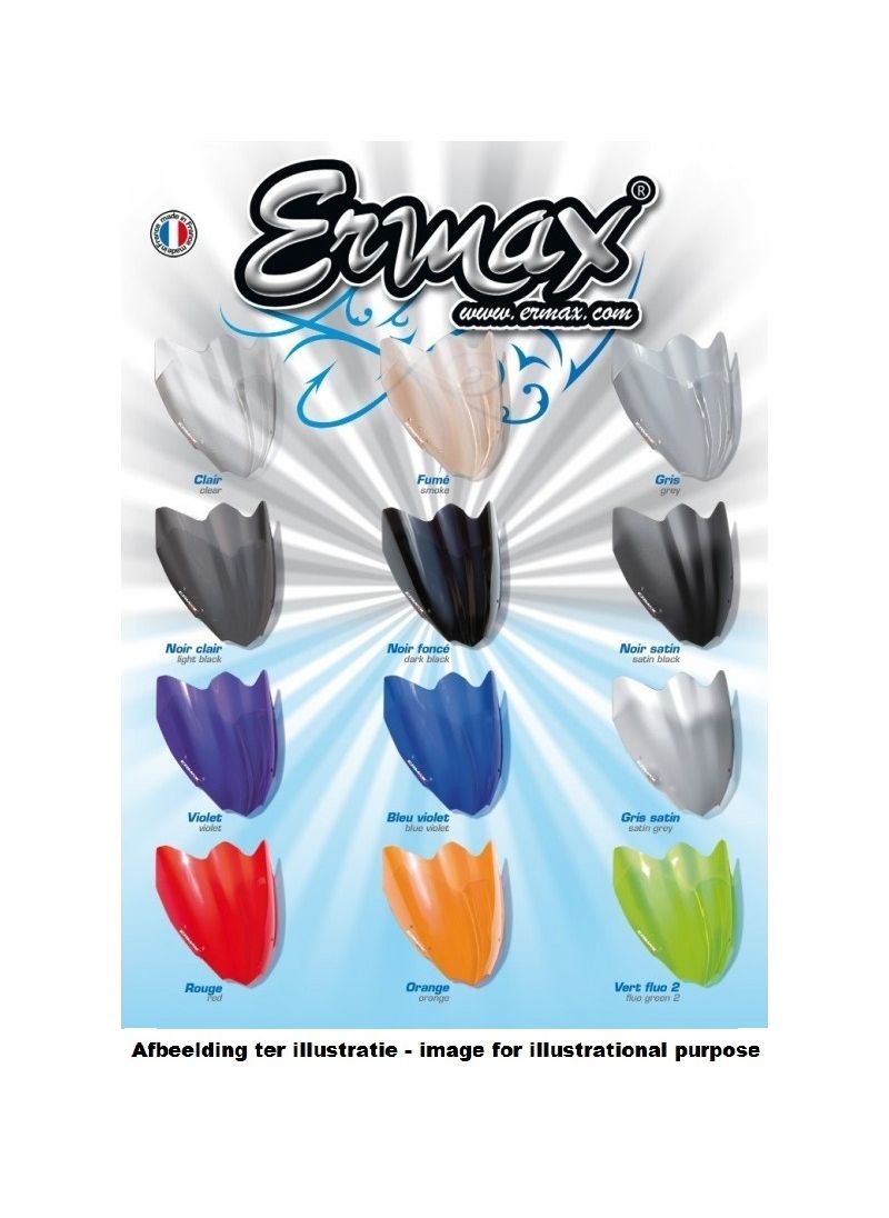 Ermax high flyscreen windshield 31cm Z750 04-06 (incl. installation kit)