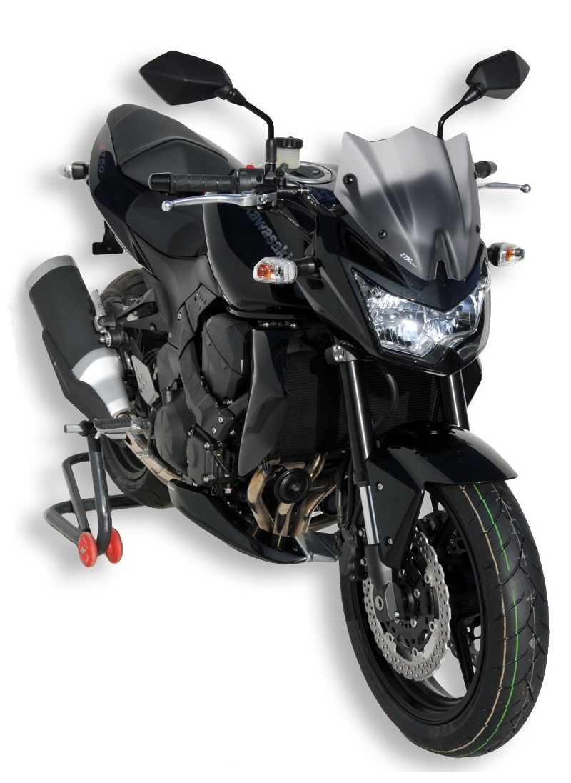 Ermax Sport Double Bubble flyscreen windshield 29cm Z750 2007-2013 - Z1000-style (incl. installation kit)