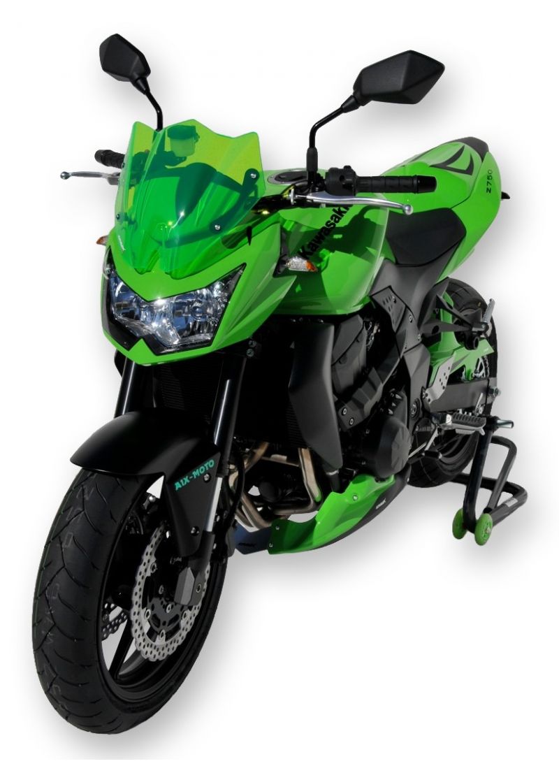 Ermax Sport Double Bubble flyscreen windshield 29cm Z750 2007-2013 - Z1000-style (incl. installation kit)