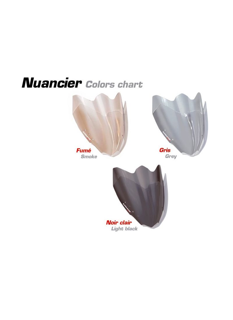 Ermax Touring flyscreen windshield MT-09 2014-2016 (incl. installation kit)