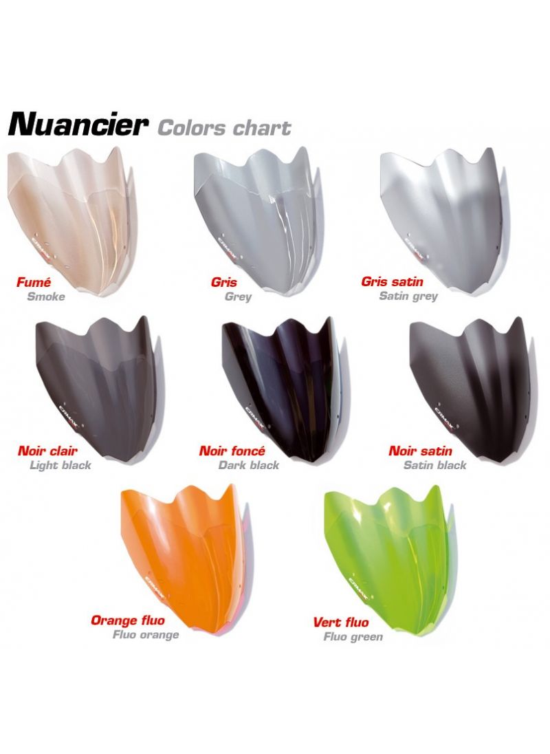 Ermax flyscreen windshield Sport 27cm Z1000 2014-2021 (incl. installation kit)