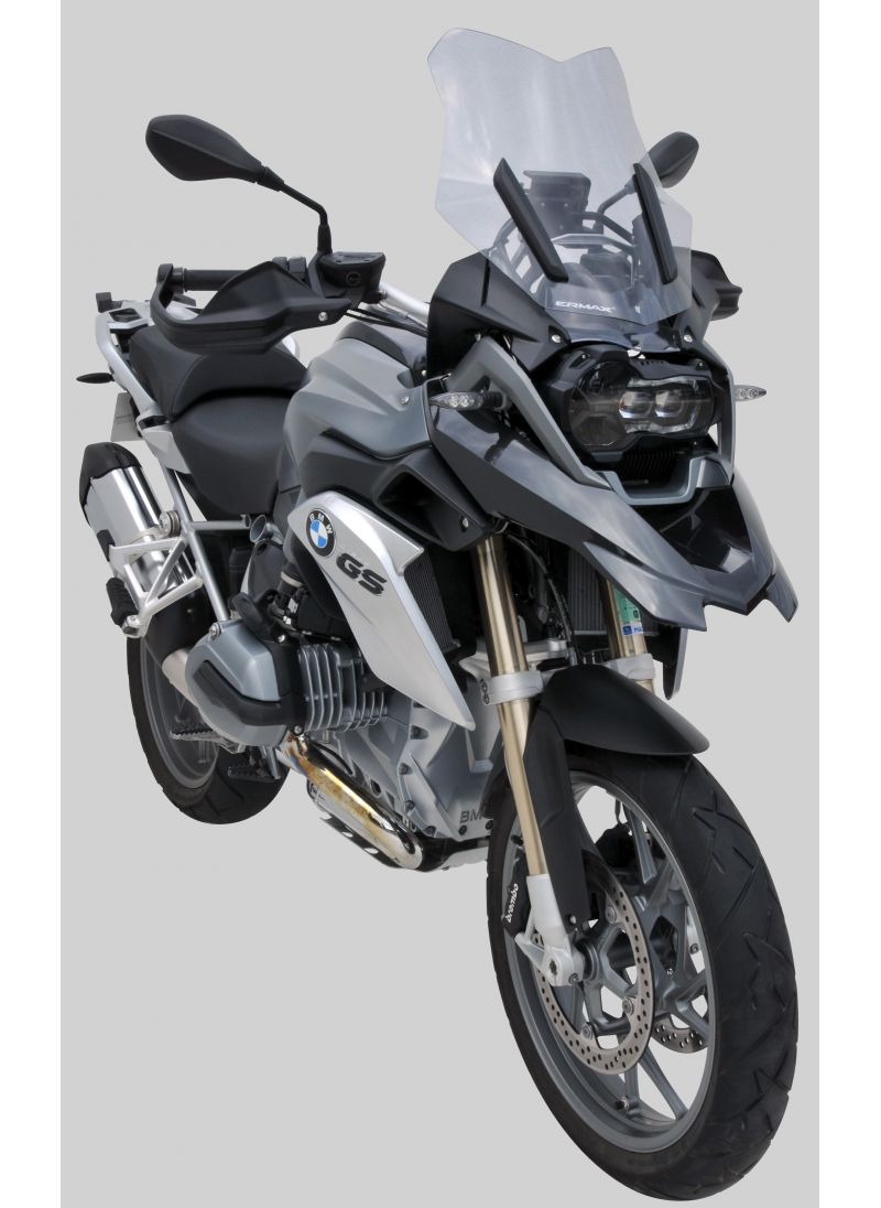 Ermax stock size windshield 38cm for R1200GS/Adventure (incl. fitting kit) 2013-2016