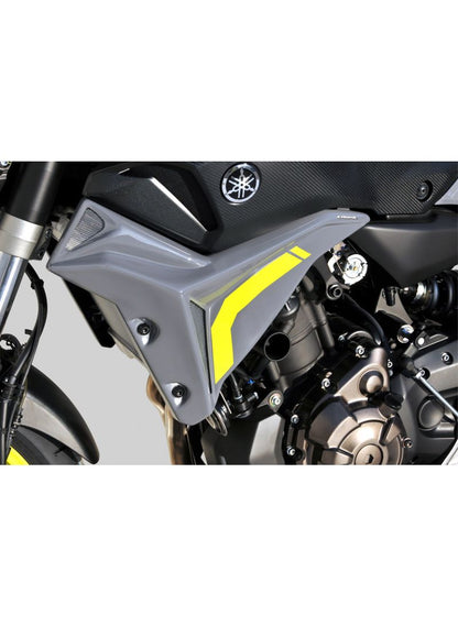 Ermax radiator zijpanelen (L+R) Yamaha MT07 2014-2017 Satin Blue (Race Blue) - Outlet
