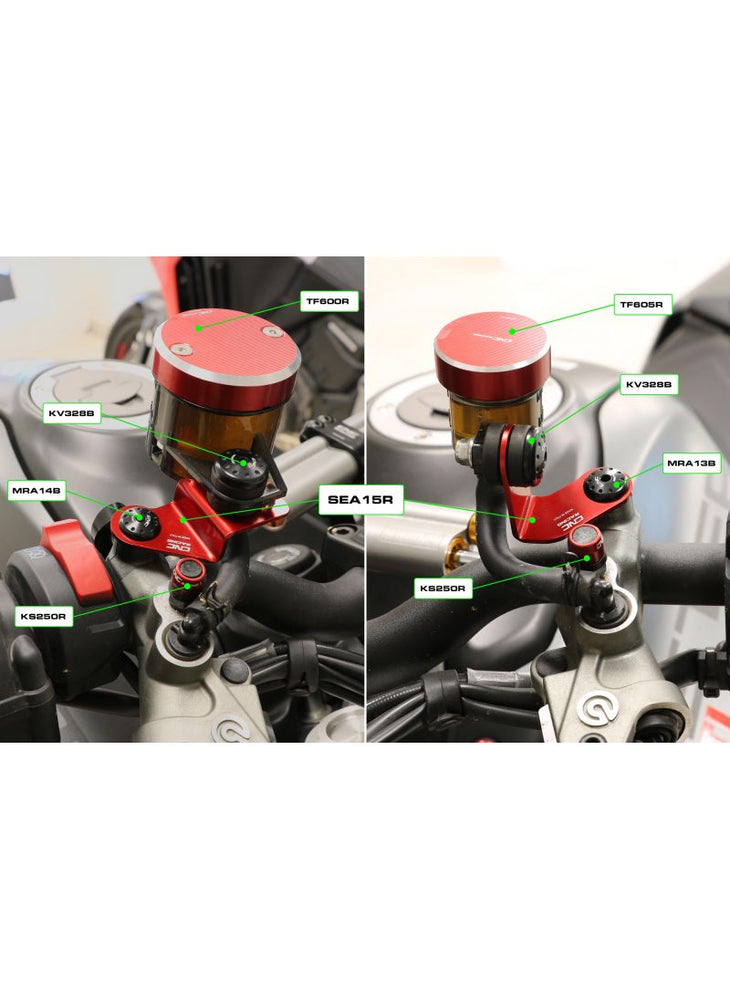 
                  
                    Fluid Reservoir Brackets (2 pcs.) Ducati
                  
                